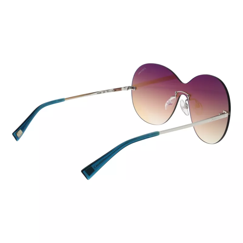 ANA HICKMANN Gafas de sol de mujer HI3058-14003A Havana Montura de acetato geométrica Lentes marrones degradadas UV400