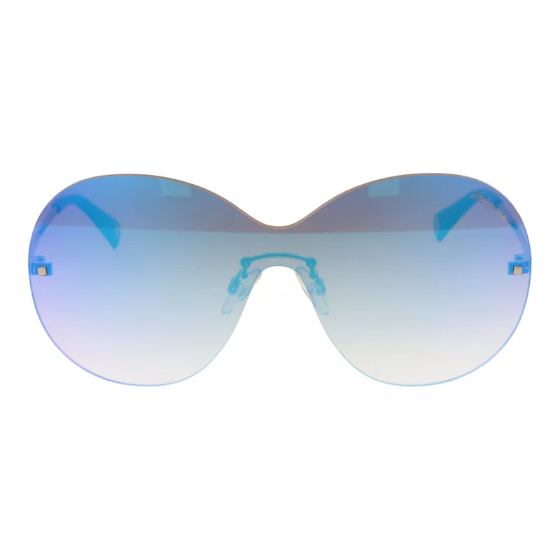 ANA HICKMANN Gafas de sol de mujer HI3058-14003A Havana Montura de acetato geométrica Lentes marrones degradadas UV400