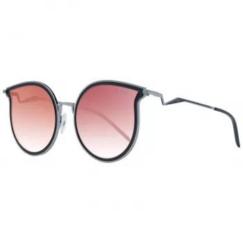 ANA HICKMANN Gafas de sol de mujer HI3066-5402A oro/marrón montura metálica Butterfly lentes degradadas marrones 54 mm