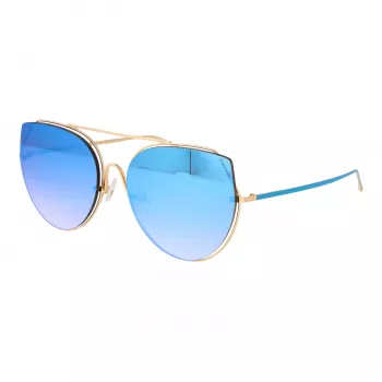ANA HICKMANN Gafas de sol de mujer HI3068-5804D Montura metálica dorada/marrón mariposa UV400