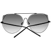 ANA HICKMANN gafas de sol mujer HI3068-5809AB - marrón/oro acetato/metal montura rectangular, lentes degradado marrón, protección UV400
