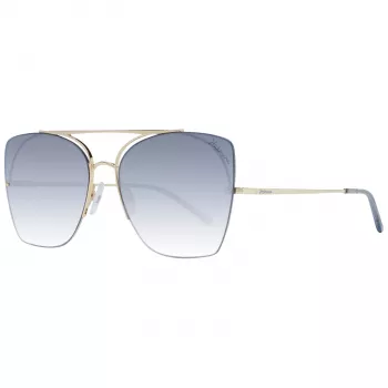 ANA HICKMANN Gafas de sol de mujer HI3075-5804C Marrón carey Montura de acetato Lentes marrones degradadas 58/17/145 mm