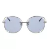 ANA HICKMANN Gafas de sol mujer HI3078-5702A Butterfly/Cat-Eye Havana marrón montura de acetato lente de policarbonato degradada marrón 57/18/140 mm UV400