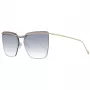 ANA HICKMANN Gafas de Sol Mujer HI3081-13304C Havana Acetato Montura Cuadrada Lentes Marrones Tintadas 55mm