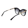 ANA HICKMANN Gafas de sol de mujer HI9063-4901S Montura metálica geométrica oro/marrón con lentes marrones degradadas 49/21/145 mm