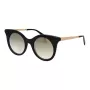 ANA HICKMANN Gafas de sol de mujer HI9063-4901S Montura metálica geométrica oro/marrón con lentes marrones degradadas 49/21/145 mm