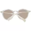 Gafas de sol de mujer ANA HICKMANN HI9066-49G21 - Montura de acetato Havana con lentes degradadas de policarbonato marrones, 49/21/145 mm