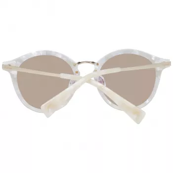 Gafas de sol de mujer ANA HICKMANN HI9066-49G21 - Montura de acetato Havana con lentes degradadas de policarbonato marrones, 49/21/145 mm