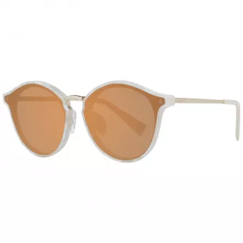 Gafas de sol de mujer ANA HICKMANN HI9066-49G21 - Montura de acetato Havana con lentes degradadas de policarbonato marrones, 49/21/145 mm