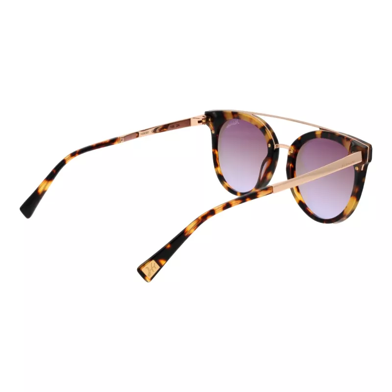 Gafas de sol de mujer ANA HICKMANN HI9080-62G21 mariposa oversized dorado marrón degradado 62mm