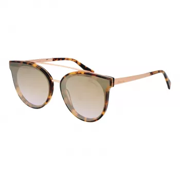 Gafas de sol de mujer ANA HICKMANN HI9080-62G21 mariposa oversized dorado marrón degradado 62mm
