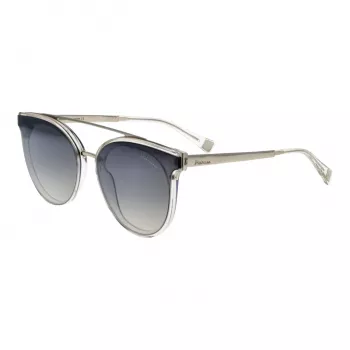 Gafas de sol de mujer ANA HICKMANN HI9080-62T04 montura mariposa dorada marrón lentes degradadas 56mm