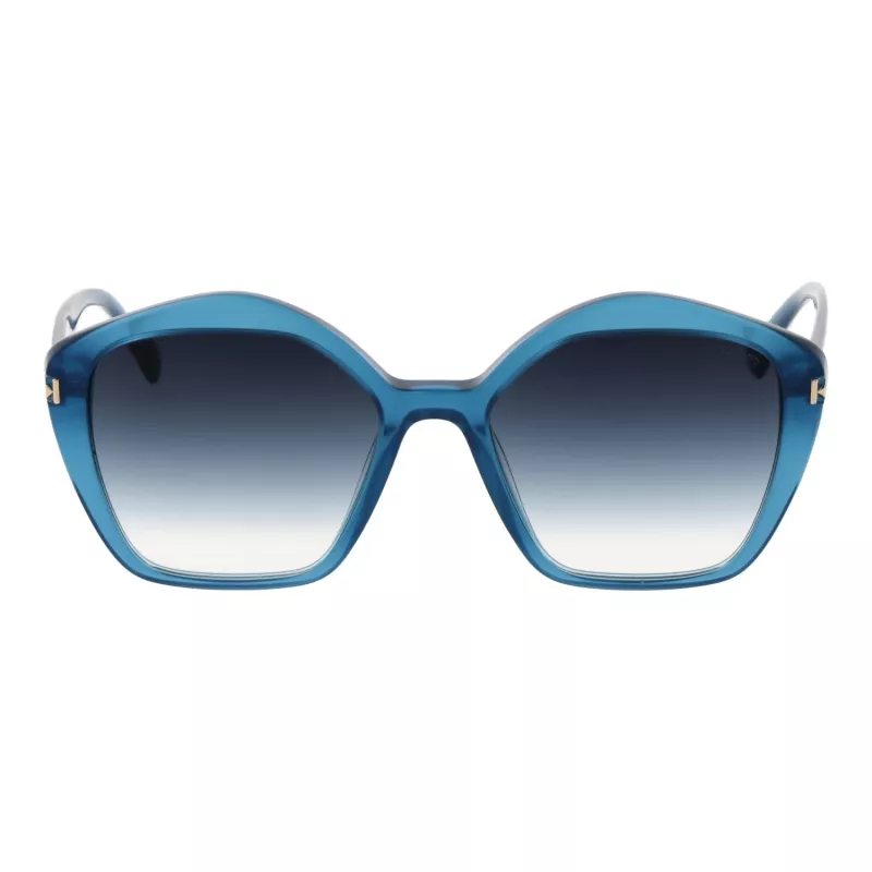 Gafas de sol para mujer ANA HICKMANN HI9166-52T01 habana marrón montura carey lentes degradadas marrones 52mm