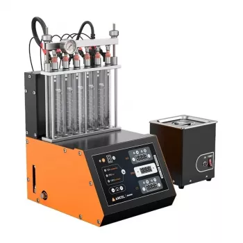 Limpiador de inyectores de combustible para automóvil ANCEL ANJ600 - máquina de limpieza ultrasónica y prueba
