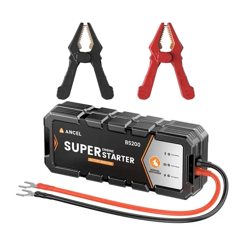 ANCEL BS200 Arrancador de motor 2000A 16000mAh 12V Jump Starter