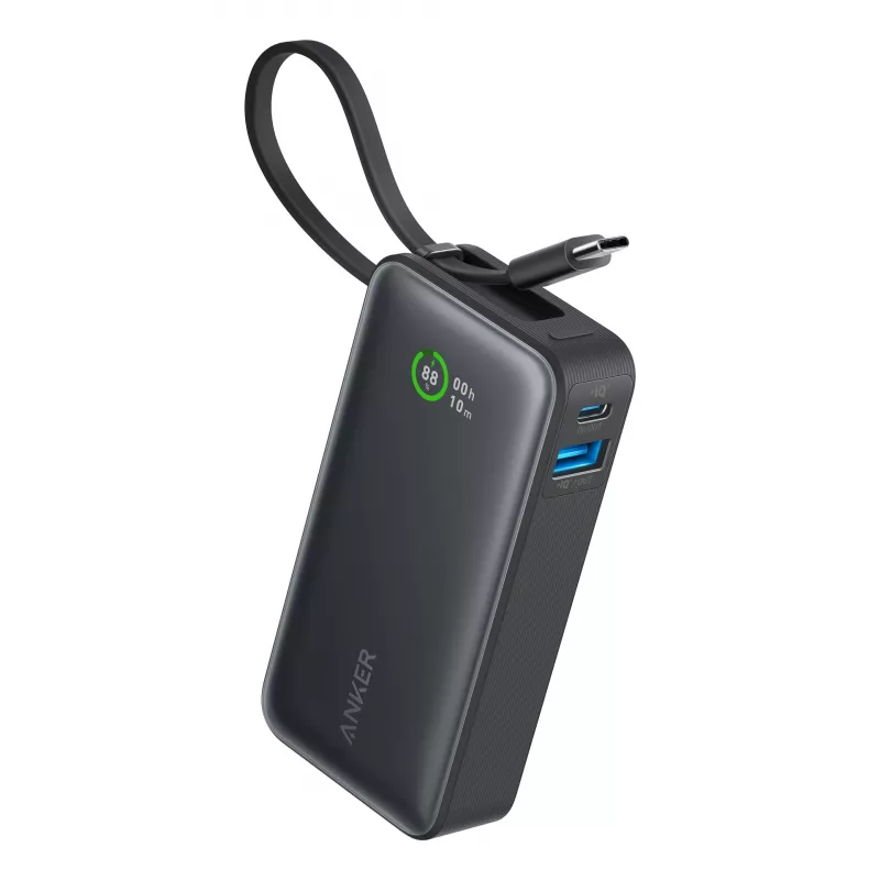 Anker Innovations Anker Nano Batería Portátil 10000 mAh 30 W 3 A 2 Puertos de Salida (USB-C, USB)