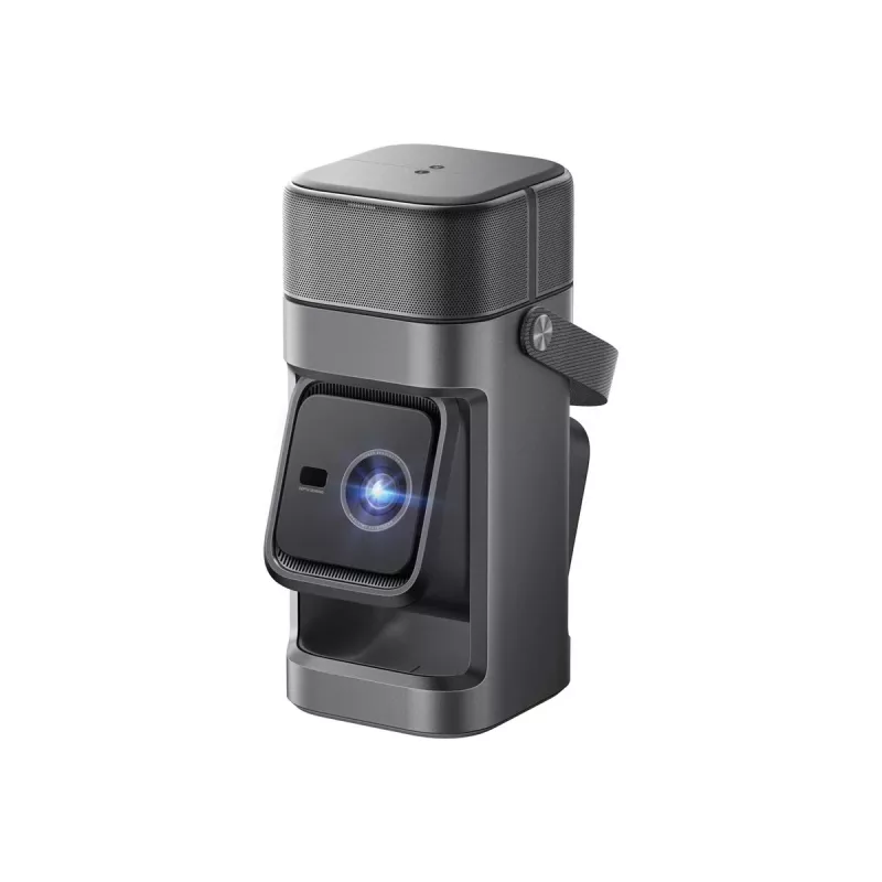 Anker Nebula P1 Proyector portátil con altavoces desmontables, Full HD 1080p, 650 lúmenes ANSI, sonido envolvente 2.0 de 20W, Android TV 11, Gris