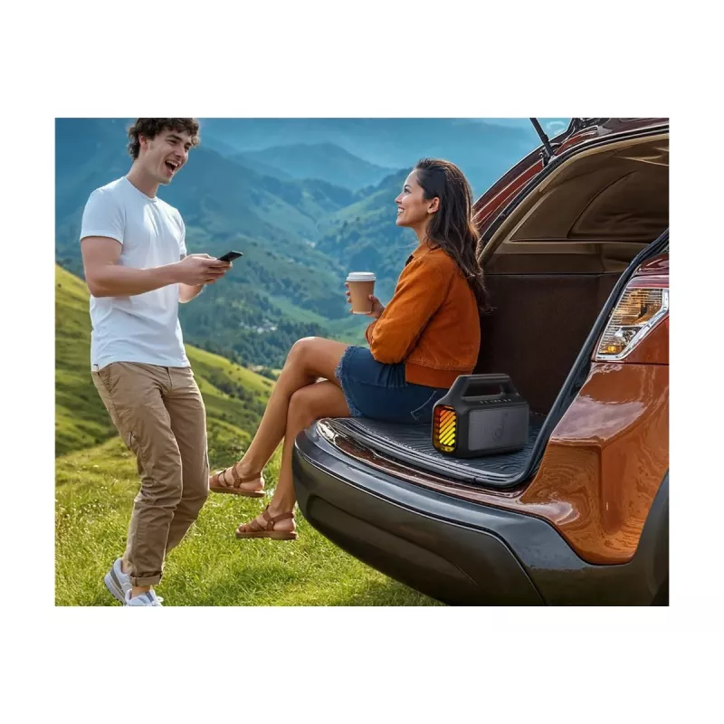 Anker Soundcore Boom 2 altavoz Bluetooth portátil 80W, IPX7 resistente al agua, negro