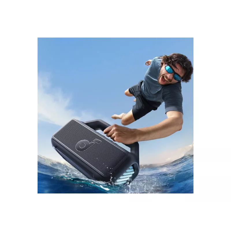 Anker Soundcore Boom 2 altavoz Bluetooth portátil 80W, IPX7 resistente al agua, negro