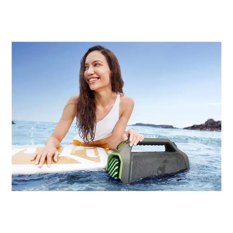 Anker Soundcore Boom 2 Plus A3134 Altavoz Bluetooth de fiesta 100W, IPX7 impermeable, verde