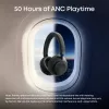 Anker Soundcore Space 2 Auriculares Over-Ear con cancelación de ruido, Negro