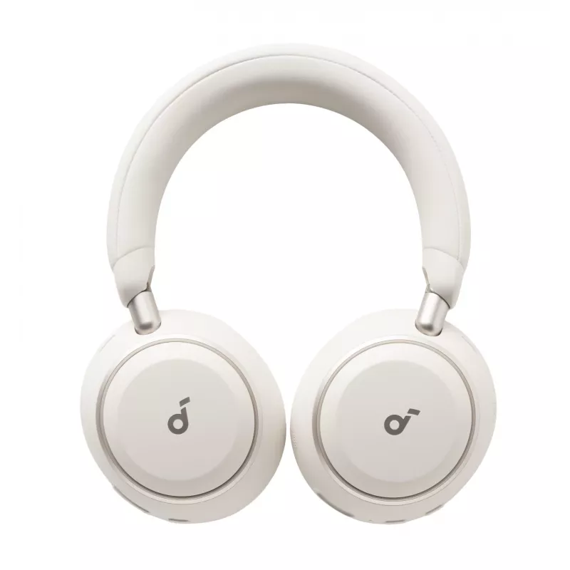 Anker Soundcore Space 2 Auriculares Bluetooth Over-Ear con cancelación de ruido, LDAC, Blanco