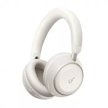 Anker Soundcore Space 2 Auriculares Bluetooth Over-Ear con cancelación de ruido, LDAC, Blanco
