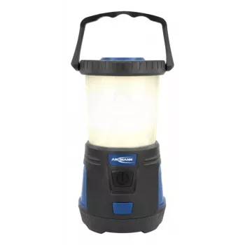 ANSMANN CL600B linterna de camping con batería - negro/azul - ABS - gancho de suspensión - IPX4 - 600 lúmenes