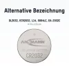 ANSMANN CR2032 Pila de botón de litio 3V 230mAh (pack de 1)