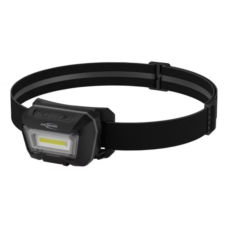 Linterna frontal LED ANSMANN HD280RS 280 lm IPX4 negro/gris