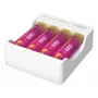 ANSMANN PurePower Set cargador AA con 4 baterías AA de iones de litio de 3500 mAh (1001-0183)