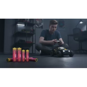 ANSMANN PurePower set AAA cargador con 4x pilas AAA 800 mAh NiMH