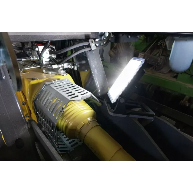 Lámpara de trabajo LED a batería ANSMANN WL2000R-ECO, 2000 lm, 6500K, IP54, powerbank, negro/gris