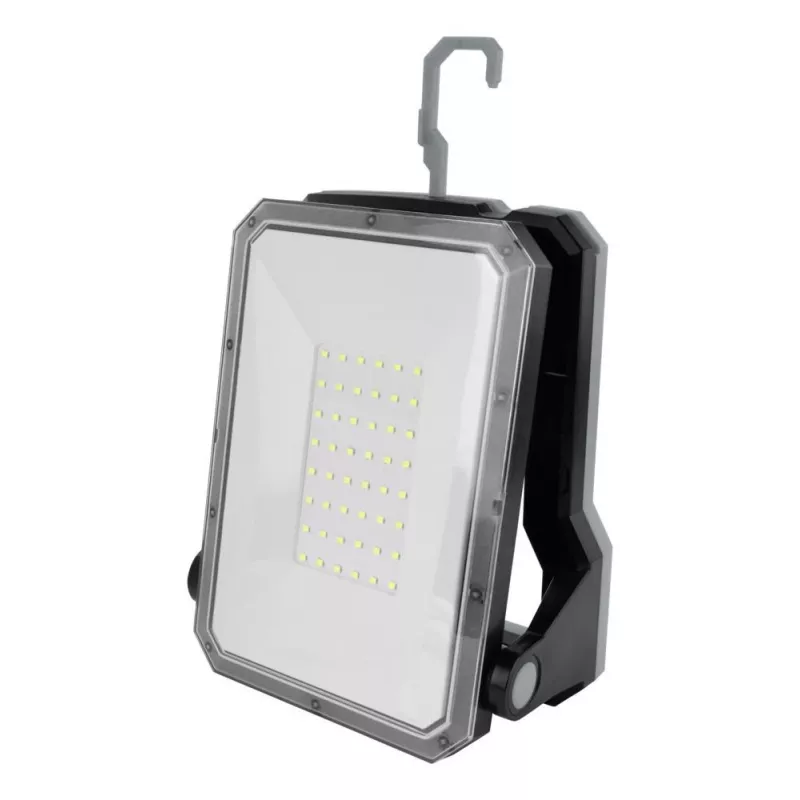 Lámpara de trabajo LED a batería ANSMANN WL2000R-ECO, 2000 lm, 6500K, IP54, powerbank, negro/gris