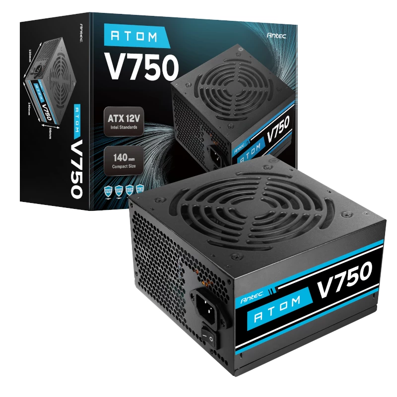 Antec Atom V750 fuente de alimentación no modular 750W 80 PLUS Bronze ATX