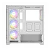 Antec CX300 ARGB carcasa gaming ATX Mid-Tower, blanca, cristal templado, 4 ventiladores ARGB