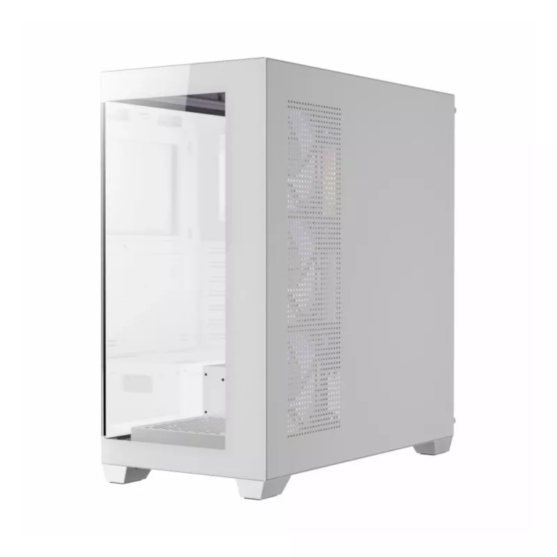Antec CX300 ARGB carcasa gaming ATX Mid-Tower, blanca, cristal templado, 4 ventiladores ARGB