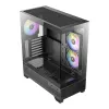 Antec CX700 ARGB B carcasa gaming semitorre - cristal templado, 4 ventiladores ARGB, soporte E-ATX, negro