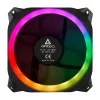 Antec Prizm 120 ARGB ventilador de carcasa pack de 5 + controlador - negro