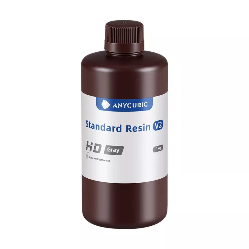 Anycubic Standard V2 1kg Resina HD Gris