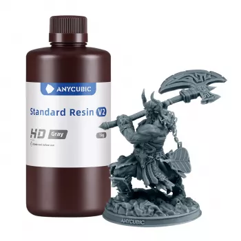 Anycubic Standard V2 1kg Resina HD Gris