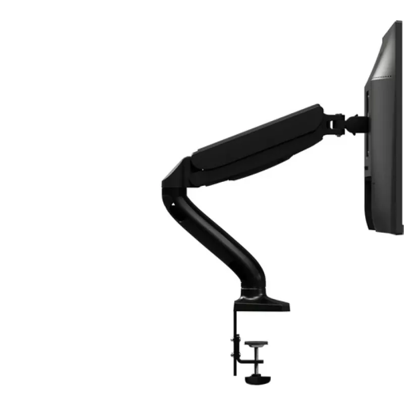 AOC AS110D0 Brazo de monitor articulado individual – Fijación de escritorio – Aluminio – Negro – para LCD de hasta 27 inch