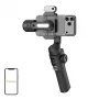 AOCHUAN S3 gimbal para smartphone con seguimiento IA, pantalla táctil LED, luz y batería externa