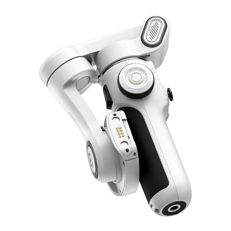 AOCHUAN Smart P2 estabilizador gimbal de 3 ejes con sensor IA, MagSafe, LED, blanco