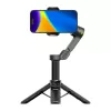 AOCHUAN Smart X3 estabilizador gimbal con seguimiento IA, luz LED y palo selfie para smartphone, negro