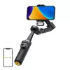 AOCHUAN Smart X3 estabilizador gimbal con seguimiento IA, luz LED y palo selfie para smartphone, negro