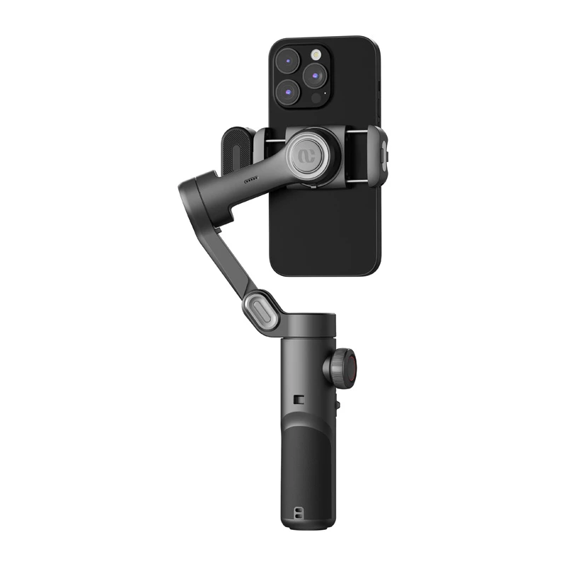AOCHUAN Smart XE estabilizador gimbal de 3 ejes con seguimiento IA y control por gestos para smartphone, negro