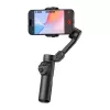 AOCHUAN X2 Standard estabilizador gimbal para smartphone con reconocimiento de gestos y palo selfie, negro
