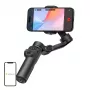 AOCHUAN X2 Standard estabilizador gimbal para smartphone con reconocimiento de gestos y palo selfie, negro