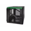 APC NetShelter armario rack de pared 12U con profundidad SAI lateral, negro